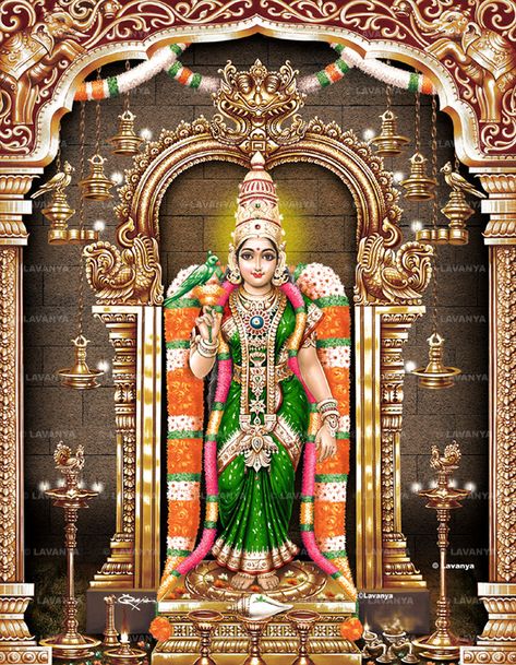 Meenatchi Amman Images, Madhurai Meenakshi Amman Images, Amman Images, Meenakshi Amman, Face Oil Painting, Indian Traditional Paintings, Aadi Shakti, Saraswati Goddess, Lord Murugan Wallpapers