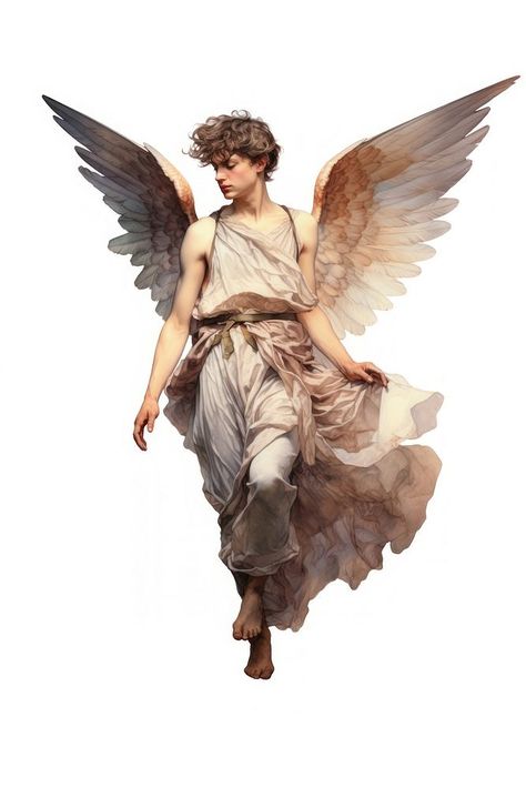 Male Angel Aesthetic, Men With Wings, Male Angel Art, Cherubim Angels Tattoo, Man With Wings, Png Angel, Angel Png, Angel Wings Png, Rosé Angel