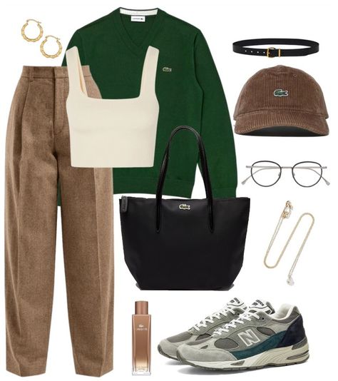 Lacoste Outfit | ShopLook Lacoste Outfit Women, Lacoste Outfit, Brown Cargo Pants, Casual Dressing, Boho Style Outfits, Buy List, Outfit Shoplook, Outfit Women, Clothes Women