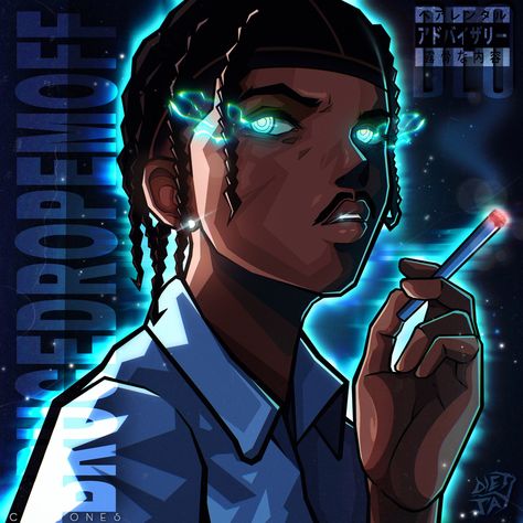 Wiz Khalifa Hd Wallpaper Cartoon, Anime Style, Anime, Art