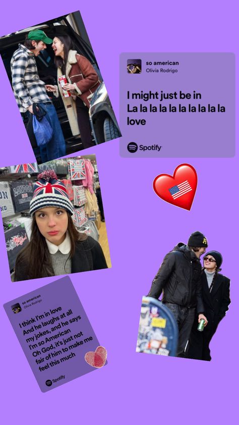 So American 🇺🇸❤️Olivia Rodrigo and Louis Partridge Olivia Lyrics, Louis Partridge, U & I, I Scream, Partridge, Olivia Rodrigo, Parenting, Feelings