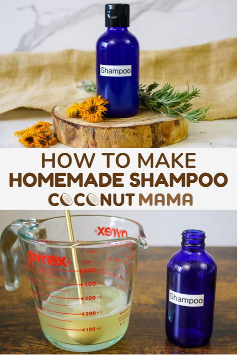 This homemade shampoo recipe comes together with natural ingredients like liquid castile soap, distilled water, and your favorite oil. Homemade Organic Shampoo, Apple Cider Shampoo, Castile Soap Shampoo, Diy Hair Shampoo, Castile Soap Recipes, Homemade Shampoo Recipes, Diy Shampoo Bar, Diy Apple Cider, Diy Lotions