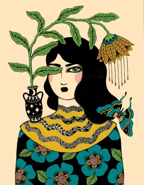 Love and Sadness — Jennifer Parks Train Art, Park Art, Mystical Art, Plant Lady, Botanical Wall Art, Painting Inspiration, Drawing Inspiration, Artist Inspiration, Art Inspo