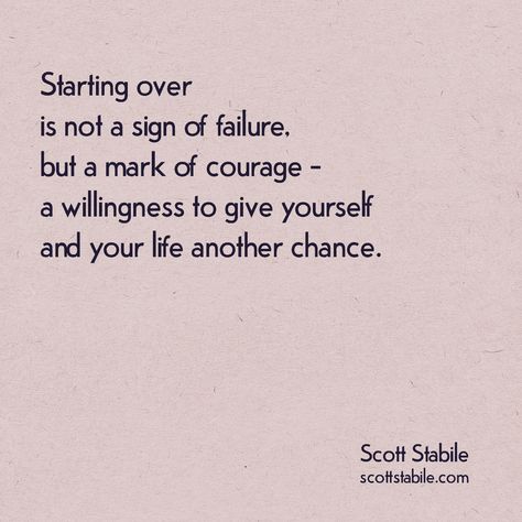 Starting over. Trendy Quotes, Ideas Quotes, New Quotes, Quotes About Strength, A Quote, New Ideas, The Words, Great Quotes, Positive Affirmations