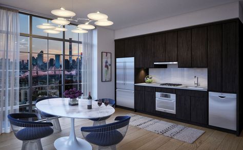 Long Island City New Apartments | ARC Living Long Island City Apartment, Astoria New York, Astoria Queens, New York City Apartment, Island City, Queens New York, Long Island City, Apartment Kitchen, City Apartment