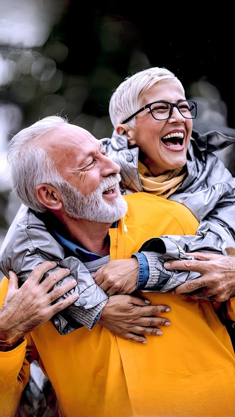 Happy Old People, Couple Laughing, North Tower, Vision Book, Rose Care, Love Matters, Dental Art, Growing Older, Showing Love