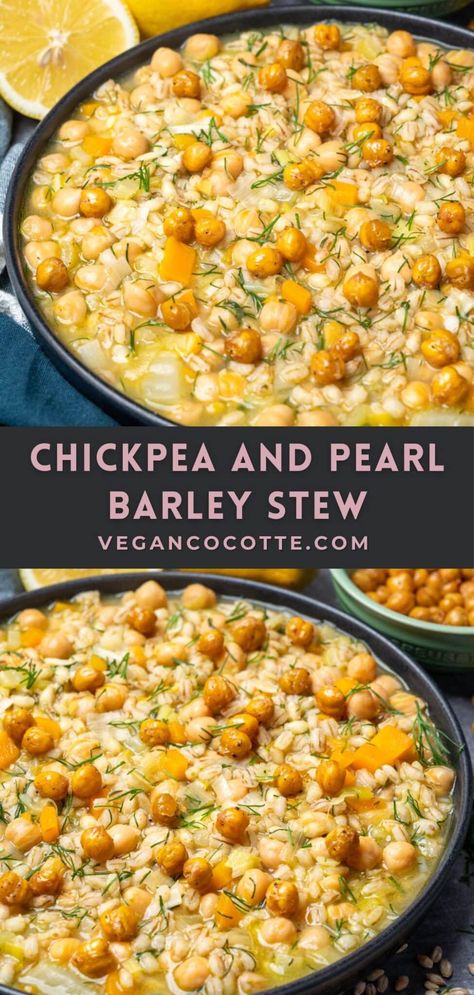 Barley Curry Recipe, Best Barley Recipes, Beans And Barley Recipes, Barley And Beans Recipe, Barley Pearl Recipes, Healthy Barley Recipes, Barely Soup Recipes, Vegan Legume Recipes, Lentil Pea Soup