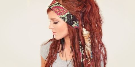 Hippie Hairstyles, Blue Ombre Hair, Girls Hairstyles Easy, Hippie Hair, Hair Color Auburn, Bohemian Hairstyles, Funky Hairstyles, Festival Hair, Boho Hairstyles