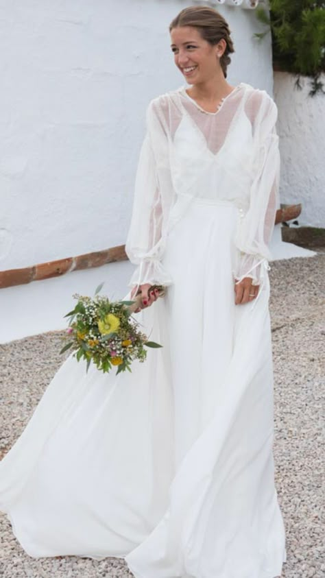 Country Wedding Dress, Country Wedding Dresses, Handmade Dress, Bridal Fashion Week, Menorca, Boho Bride, Handmade Dresses, Wedding Dress Inspiration, Wedding Dresses Simple