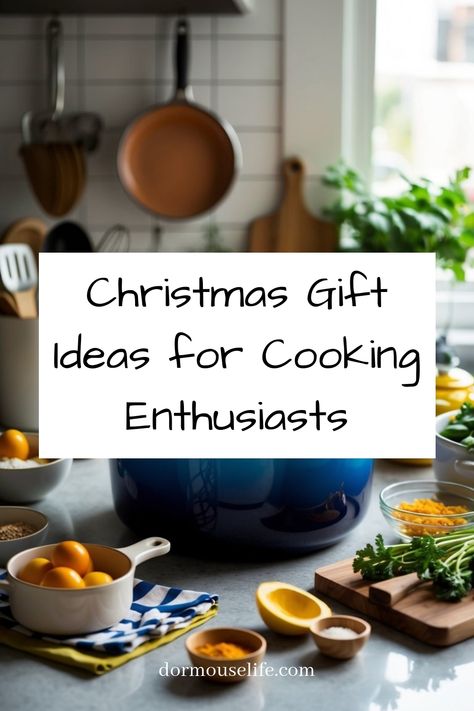 Find the perfect Christmas gifts for people who like to cook with our handpicked selection of kitchen essentials and culinary gadgets! Whether they're a seasoned chef or just starting out, we have something for every cooking enthusiast on your list. From high-quality cookware sets to innovative kitchen tools, surprise your loved ones with thoughtful gifts that will inspire them to create delicious meals all year round. This holiday season, make their culinary dreams come true with the best prese Best Kitchen Gifts, Kitchen Gifts Ideas, Cooking Gift Basket Ideas, Cooking Gifts Basket, Food Gifts For Men, 15 Gift Ideas, Gifts For Chefs, Le Creuset Dutch Oven, Cuisinart Food Processor