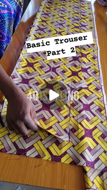 FASHION DESIGNER IN IBADAN on Instagram: "BASIC TROUSER PART 2; I've tried to methods for The back part of a BASIC TROUSER. 
You can also try the two methods and see what works for you

#401styling #fasion #sewing  #pant #womenfashion #twopieceset" Trousers Pattern Female, Women Pants Pattern, Ankara Trousers, Trousers Pattern, Trouser Pattern, Ankara Designs, It's Coming, Ankara Style, Pattern Drafting