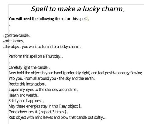 Spell to make a lucky charm! Luck Charm Spell, Lucky Charm Spell, Charm Spells Witchcraft, How To Make A Lucky Charm Witchcraft, How To Make A Charm Witchcraft, Good Luck Charm Spell, How To Make A Lucky Charm, How To Make A Good Luck Charm, Wich Stuff