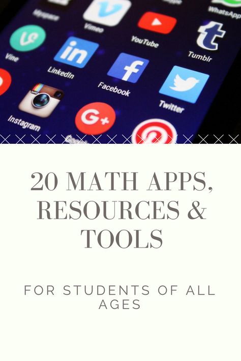 20 Math Apps for Students of All Ages Make Up Games, Apps For Students, Math Calculator, Mathematics Activities, Apps For Teaching, Math Apps, Twitter Accounts, Math Tutor, Math Test