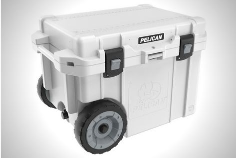 Pelican Elite 45 Quart Wheeled Cooler Cooler With Wheels, Camping Coolers, Weekend Camping Trip, Backyard Cookout, Small Games, Ice Chest, We Bear, Rv Parts, Stainless Steel Plate