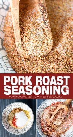 Roast Seasoning Recipe, Pork Roast Rub, Roast Beef Seasoning, Pork Roast Seasoning, Roast Seasoning, Pork Rub Recipe, Pork Dry Rubs, Homemade Dry Mixes, Pork Seasoning