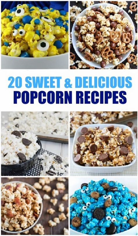 Don't miss out on these Sweet Popcorn recipes. Full of flavor and sweetness! This list of dessert popcorn recipes will have everyone grabbing big handfuls! #popcornrecipes #dessertpopcorn #easypopcornrecipes #3boysandadog Sweet Popcorn Recipes, Butter Toffee Popcorn Recipe, Toffee Popcorn Recipe, Dessert Popcorn, Candy Popcorn Recipe, Gourmet Popcorn Recipes, Popcorn Dessert, Flavored Popcorn Recipes, Popcorn Recipes Sweet