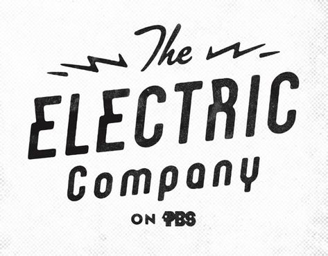 Logo Designs by Simon Walker - WE AND THE COLOR Electric Company Logo, The Electric Company, Simon Walker, Logo Typo, Inspiration Typographie, Logos Vintage, Type Inspiration, Cool Typography, Typo Logo