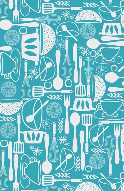 Aqua Kitchen, Turquoise Kitchen, Affordable Art Prints, Kitchen Prints, Kitchen Art, Affordable Art, Textile Patterns, Surface Pattern Design, Surface Pattern