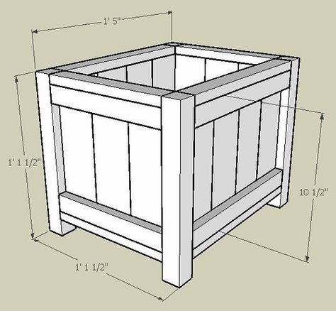 DIY Planter Box, version 3 by Vincent Ma, via Flickr 10x10 Shed Plans, Planter Box Designs, Diy Wooden Planters, Diy Wood Planters, Planter Box Plans, Cedar Planter Box, Balcony Planters, Diy Planter, Cedar Planters