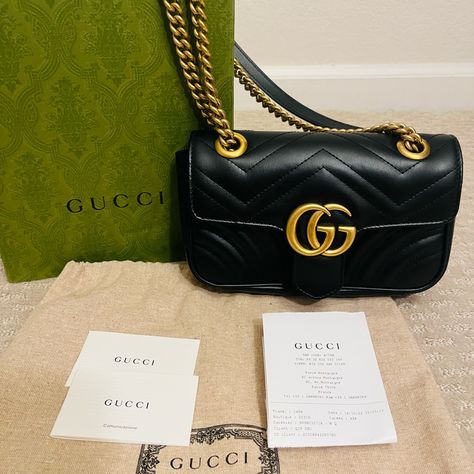 Questions? Leave A Comment Below! Purchased In Paris Gucci Store Fall 2022. Used Less Than 5x. Looks And Feels Brand New And Comes With Original Box, Receipt, Tags, And Dust Bag. Comes From Pet And Smoke Free Home. Selling As I Don’t Use It Often. Has Been Sitting In Closet With Dust Bag And Stuffing. Retail Price: $2,500 Serious Buyers Please. Gucci Bags Outlet, Gucci Handbags Outlet, Gucci Crossbody Bag, Gucci Crossbody, Gucci Store, Bags Aesthetic, Gucci Handbags, Gucci Bag, Dust Bag