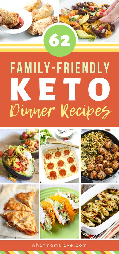 Dinner Recipes Kid Friendly, Easy Keto Meals, Keto Dinner Recipes, Low Carb Meal, Family Friendly Dinners, Best Low Carb Recipes, Low Carb Diets, Ketogenic Diet Meal Plan, Ketogenic Diet For Beginners