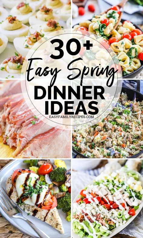 Over 30 of the best spring dinner ideas guaranteed to brighten your weeknight and your dinner plate. From cool, fresh salads, to favorite meals with seasonal spring veggies, and some desserts too, these spring recipes provide the most delicious flavors of the spring season. Dinner Ideas Easy Family, Spring Dinner Ideas, Spring Dinners, Spring Dinner Recipes, Spring Recipes Dinner, Java Burn Coffee, Spring Recipes Dessert, Spring Veggies, Dinner Favorites