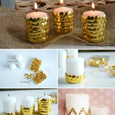 10 DIY Candle Decor Ideas New Year's Eve Party Themes, Christmas Crafts Diy Decoration, Diwali Candles, Gravesite Decorations, Christmas Crafts For Toddlers, Folding Origami, Simple Christmas Decor, Easy Christmas Decorations, Navidad Diy