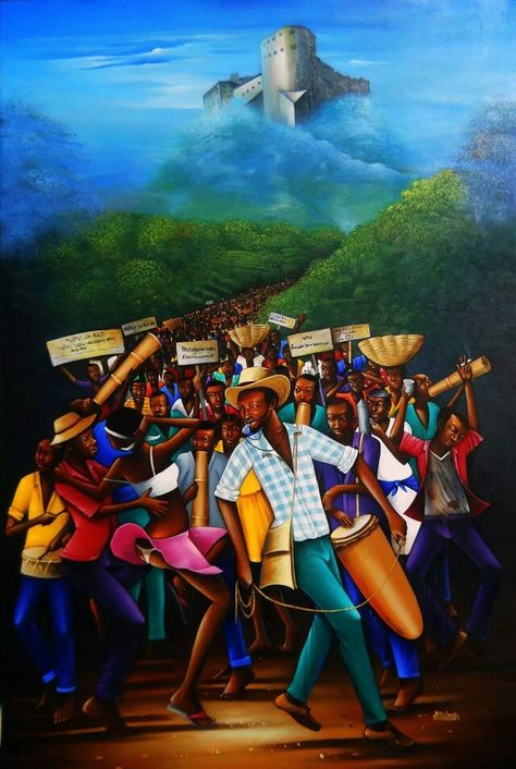 Love the paintings Haitian Art Paintings, Vintage Haiti, African Garden, Haiti History, Ghana Art, African Art Projects, Reggae Art, Mexican Culture Art, Haitian Art