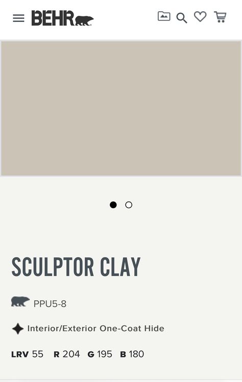 Sculptor Clay Behr, Behr Sculptor Clay Cabinets, Sculpted Clay Behr, Sculpture Clay Behr Paint, Sculpture Clay Paint Behr, Sculptors Clay Behr, Behr Sculptor Clay Paint, Sculptor Clay Paint Color, Behr Sculptor Clay