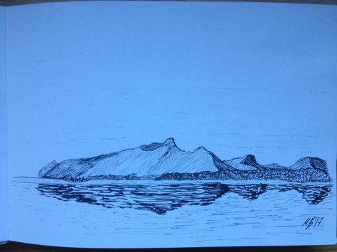 The Lake District, Ink Sketch, Lake District, Pen And Ink, Sketch, Pen, Lake, Natural Landmarks, Tattoos