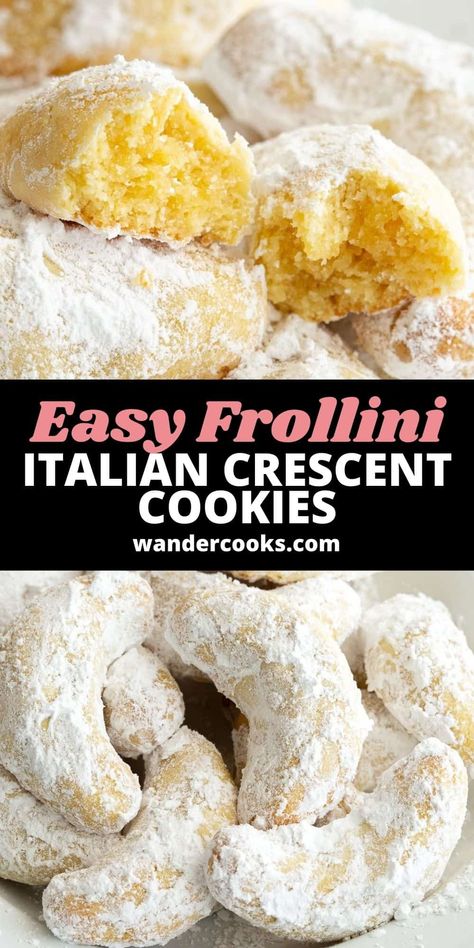 Crescent Biscuit Recipes, Italian Almond Crescent Cookies, Almond Biscuits Italian, Italian Biscuits Biscotti, Italian Crescent Cookies, Almond Biscuits Recipe, Italian Biscuits Recipes, Italian Almond Cookies Recipes, Italian Cookie Recipes Traditional