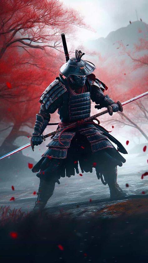 Double Sword Samurai IPhone Wallpaper HD - IPhone Wallpapers : iPhone Wallpapers Samurai Warrior Tattoo, Samurai Illustration, Japanese Art Samurai, Iphone Wallpaper Hd, Samurai Wallpaper, Samurai Artwork, Japanese Warrior, Warrior Tattoo, Samurai Tattoo