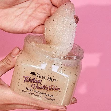 Ultra Hydrating and Exfoliating Scrub for Nourishing Essential Body Care Tree Hut Tahitian Vanilla Bean, Tahitian Vanilla Bean, Shea Sugar Scrub, Exfoliating Scrub, Tree Hut, Body Skin Care Routine, Body Skin, Vanilla Bean, Body Skin Care