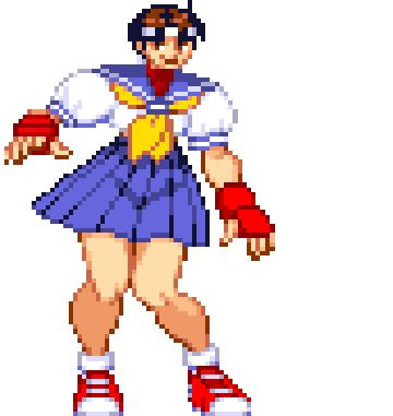 Sakura Street Fighter, Street Fighter Alpha, Ryu Street Fighter, Street Fighter Characters, Capcom Art, Pixel Animation, Street Fighter Art, Animation Reference, Game Character Design