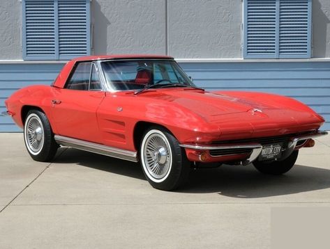 Afternoon view of this classic red 1964 Chevrolet Corvette restored by Motor City Restorations 1964 Corvette, 1961 Corvette, Old Muscle Cars, Red Corvette, Chevrolet Corvette Stingray, Corvette Convertible, Motor City, Corvette Stingray, Stingray