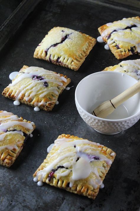 Pop Tart Recipe Homemade, Blueberry Poptarts Homemade, Crowded Kitchen Pop Tarts, Homemade Blueberry Pop Tarts, Blueberry Pop Tarts, Homemade Tarts, Pop Tarts Aesthetic, Poptart Recipe Homemade, Blueberry Tarts