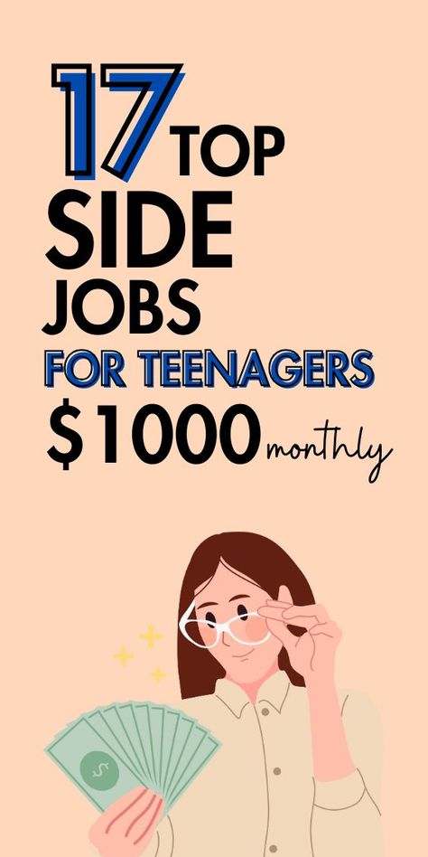 Looking for ways to make money as a teen? From babysitting to selling crafts online, explore 17 side hustles perfect for teenagers to earn money while having fun! Selling Crafts Online, Earn Money Fast, Start Online Business, Teen Money, Best Online Jobs, Jobs For Teens, Making Extra Cash, Side Jobs, Ways To Earn Money