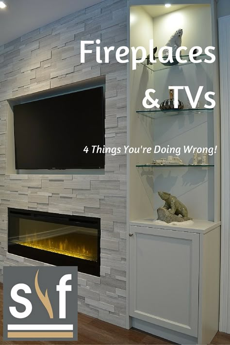 Wall Fireplaces Electric, Electric Fireplace Builtins, Tv Over Real Fireplace Ideas, Fireplace Build Out With Tv, Electric Fireplace Insert Ideas With Tv, Tv Above Electric Fireplace Ideas, 60 Inch Electric Fireplace Ideas With Tv, Electric Fireplace Walls, Recessed Electric Fireplace Ideas