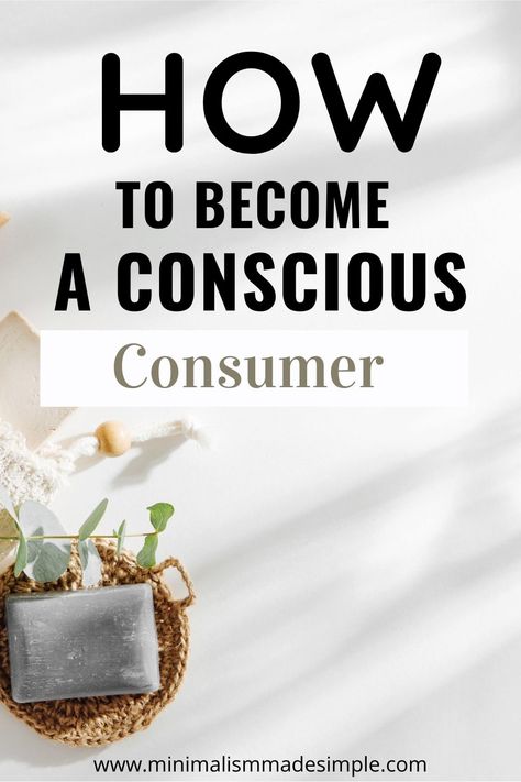 Conscious consumerism is a rising trend among people who want to fight back against spending culture and promote eco-conscious ideas and mindful spending. We're sharing 10 simple ways you can work on becoming a more conscious consumer. Mindful Spending, Mindful Consumption, Anti Consumerism, Financial Savings, Conscious Consumerism, Live Sustainably, Consumer Culture, Conscious Consumer, More More