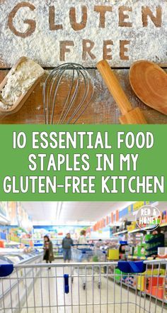 The idea of going gluten-free is daunting, but this is a great summary of some staples to keep on hand. A good place to start! Gluten Free Diet Plan, Gluten Free Pantry, Gluten Free Info, Gluten Free Kitchen, Going Gluten Free, Gluten Free Living, Gluten Sensitivity, Gluten Intolerance, Gluten Free Eating