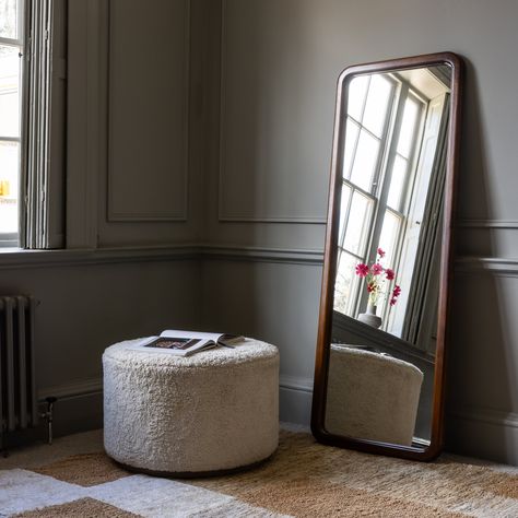 Bright Ideas For Dark Spaces: Illuminating Design Solutions Worth Trying — MELANIE LISSACK INTERIORS Green Floor Lamp, Wood Full Length Mirror, Skylight Blinds, Floor Length Mirror, Hallway Mirror, Narrow Hallway Decorating, Roof Lantern, Fitted Blinds, Green Flooring