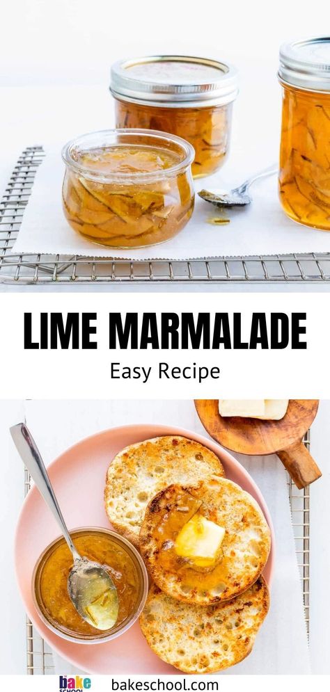 Lime Marmalade Recipe, Marmelade Recipe, Classic Scones Recipe, Lime Marmalade, Pectin Recipes, Pie Fillings, Marmalade Recipe, Jam Recipes Homemade, Jam And Jelly