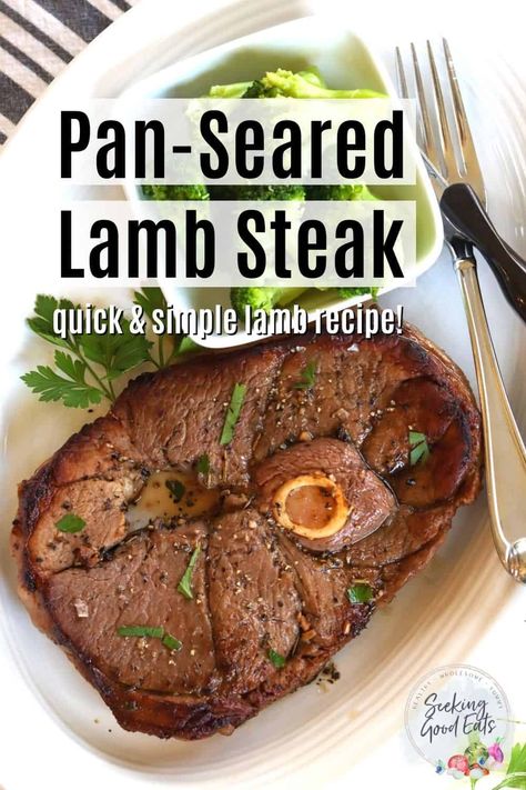 Lamb Leg Steak, Lamb Steak Recipes, Lamb Shoulder Chops, Lamb Steak, Carbquik Recipes, Lamb Marinade, Lamb Dinner, Lamb Steaks, How To Cook Lamb