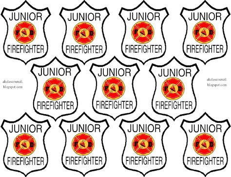 Fire Safety Preschool Crafts, Fireman Crafts, Firefighter Clipart, Halloween Handprint Crafts, Fire Safety For Kids, Neckerchief Slide, Teacher Door Decorations, Community Helpers Preschool Activities, Fire Safety Preschool