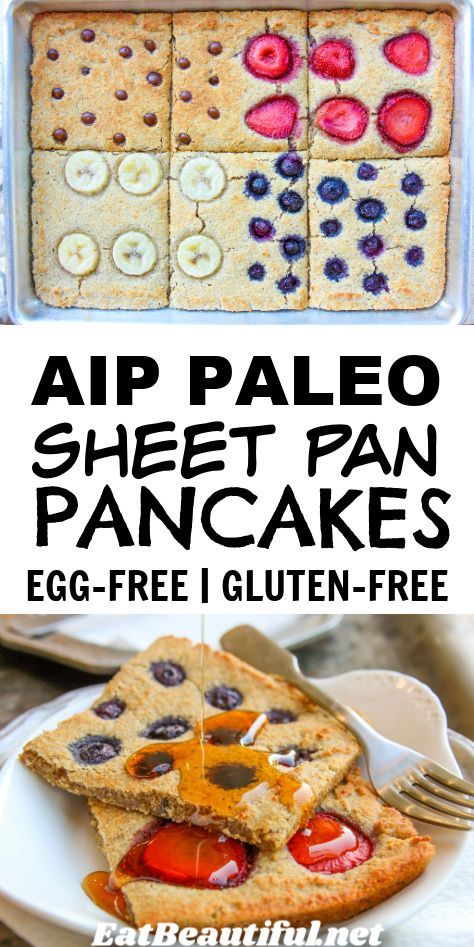 Aip Sheet Pan, Immune Recipes, Aip Paleo Breakfast, Carob Chocolate, Aip Foods, Aip Baking, Aip Diet Recipes, Sheet Pan Pancakes, Pan Pancakes