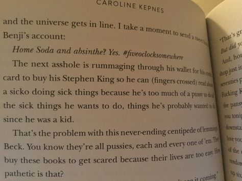 You by Caroline Kepnes You Book Caroline Kepnes, Caroline Kepnes, Stephen King, Book Lover, Book Worth Reading, Worth Reading, Book Lovers, In This Moment, Reading