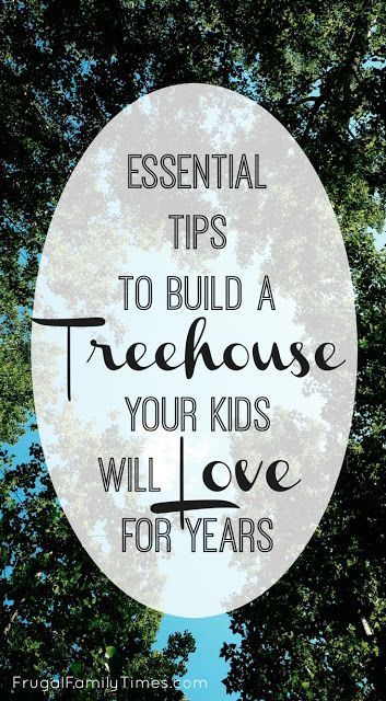 Treehouse For Kids, Diy Treehouse, Kids Woodworking Projects, Simple Tree House, Backyard Kids, Backyard Kids Play Area, Building A Treehouse, Backyard Trees, Tree House Plans