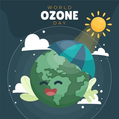 Ozon Day Posters, World Ozone Day Poster, Ozone Day Poster Drawing, Environmentalist Art, World Ozone Day, Poster Drawing Ideas, Drawing Ideas Aesthetic, Chemistry Posters, Ozone Depletion