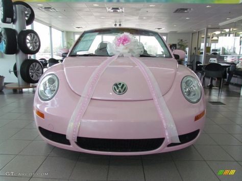 Pink Buggy, Pink Vw Beetle, Pink Volkswagen, Pink Volkswagen Beetle, Pink Beetle, Pink Cars, Volkswagen Beetle Convertible, Barbie Car, Volkswagen New Beetle