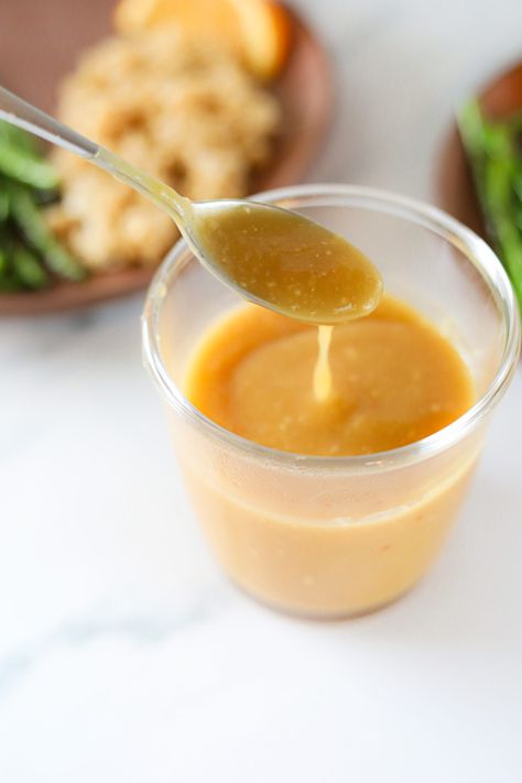 Orange Miso Sauce Miso Dressing Recipe, Miso Sauce, Miso Chicken, Produce Recipes, Africa Food, Miso Dressing, Orange Sauce, Vegan Sauces, Dressing Recipe